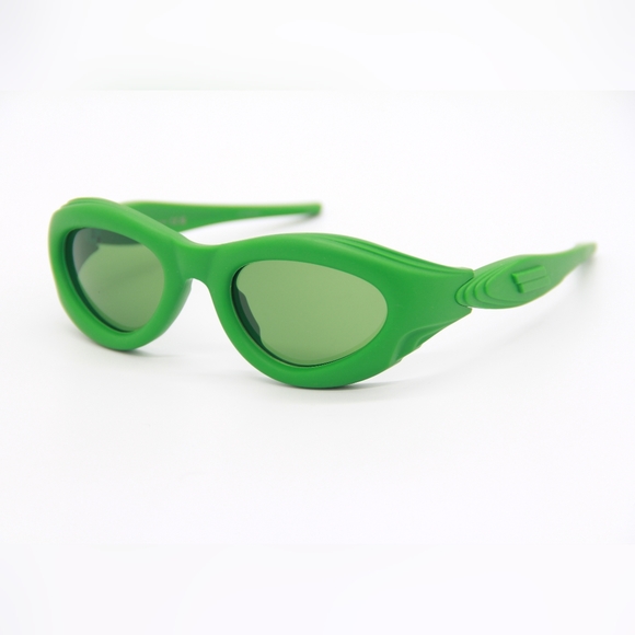 NEW BV1162S 002 BOTTEGA VENETA GREEN UNISEX  SUNGLASSES - Picture 3 of 13